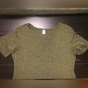 Olive Green Old Navy Medium Jersey Blouse